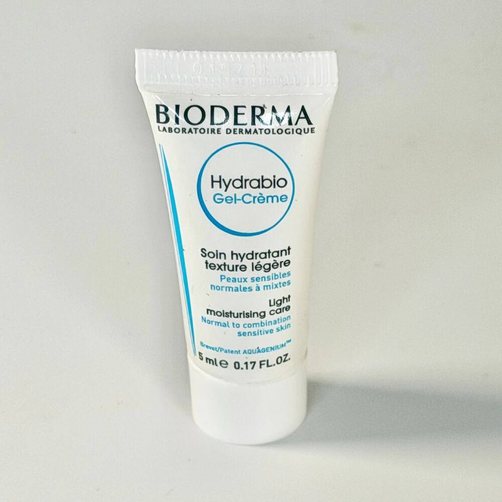 Bioderma Hydrabio Gel Cream Light Moisturizing Moisturizer Travel .17 fl oz 5ml